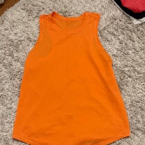 Lululemon Orange Frappe Tank Top